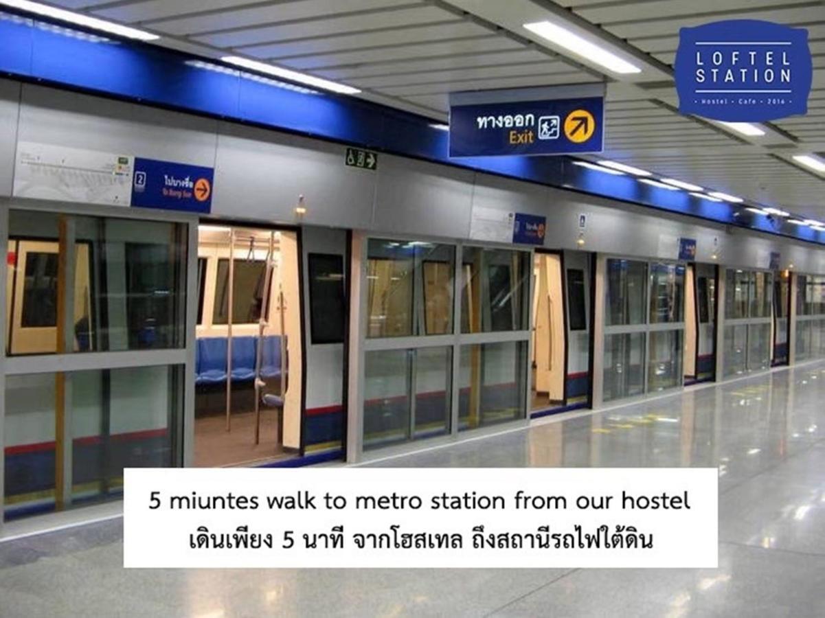 Loftel Station Hostel Bangkok Exterior foto